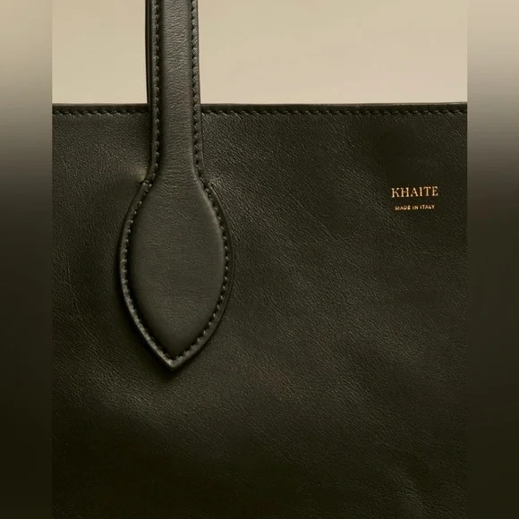 🛑SOLD!🛑 KHAITE Osa Tote LARGE Black Leather - Picture 3 of 13